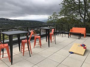 Rooftop deck